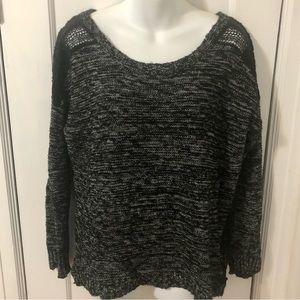 Ladies Irene’s Story Lacey Knit Back Sweater